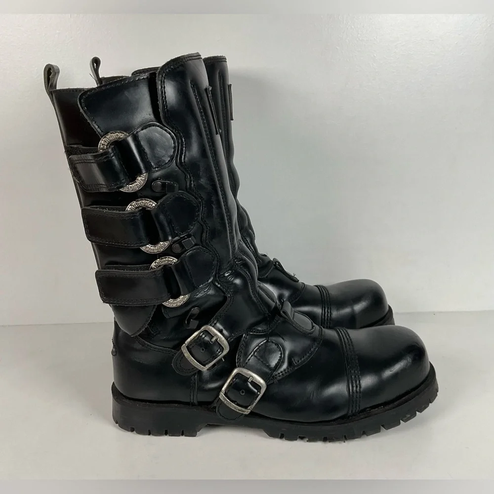 Underground England Gladiator Boots | Quintuple Buckle | UK 10 | US 11